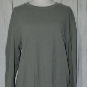 Lacoste Gray Long Sleeve Pull Over Shirt 6 Size L